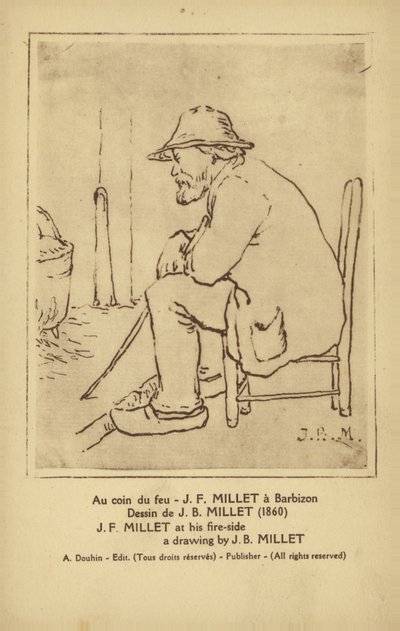 ジャン＝フランソワミレー、フランスの画家 作： ジャン・フランソワ・ミレー